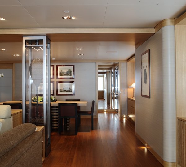 Salon - Exuma Yacht -  photo courtesy of Perini Navi