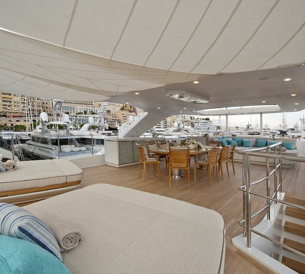 Sanlorenzo 46Steel Scorpion - sun deck