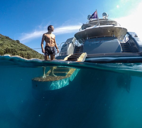 Sarp Yachts motor yacht LA PASSION. Photo courtesy of Jeff Brown