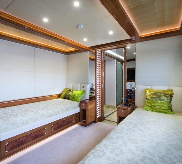 Sehamia Yacht - twin guest stateroom