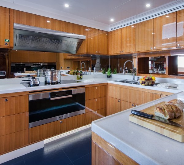 Sehamia superyacht - galley