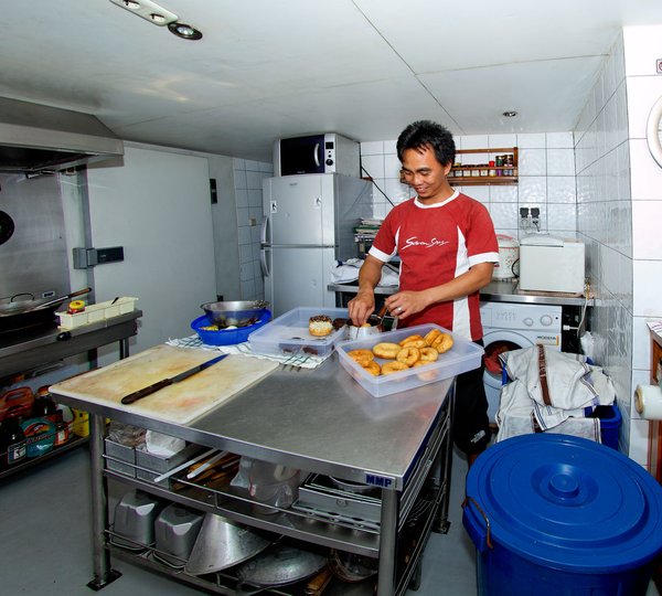 Seven Seas chef at work