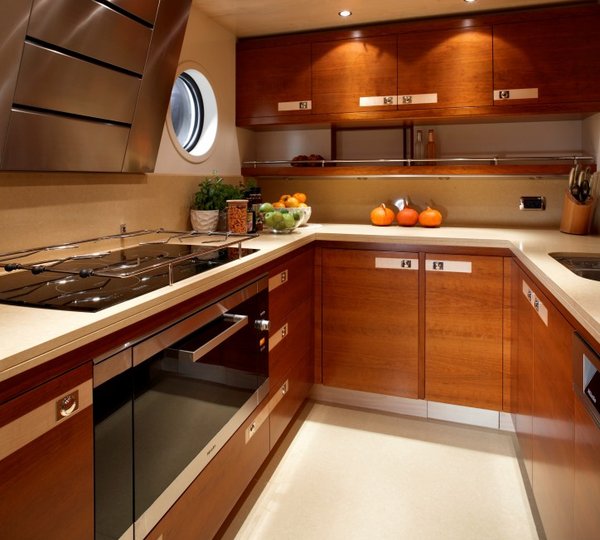 Sofia II superyacht - Galley