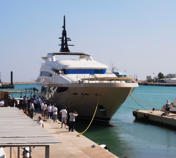Soraya 46 superyacht during her launch