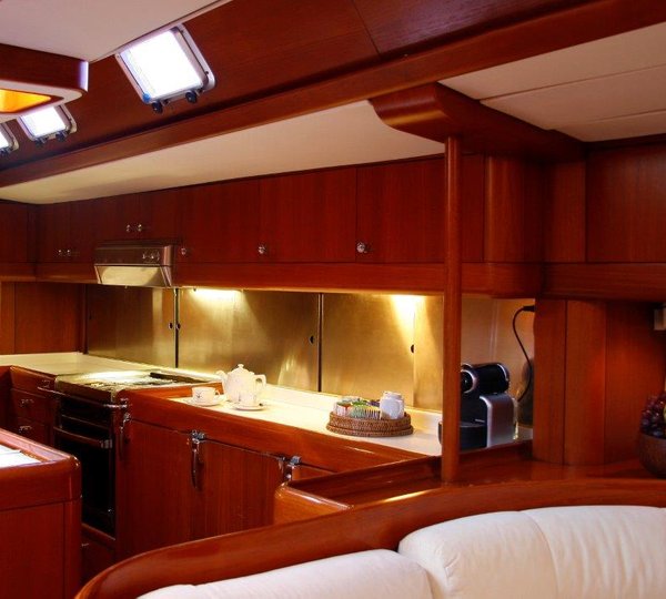 South East Asia charter yacht Aspiration - Galley