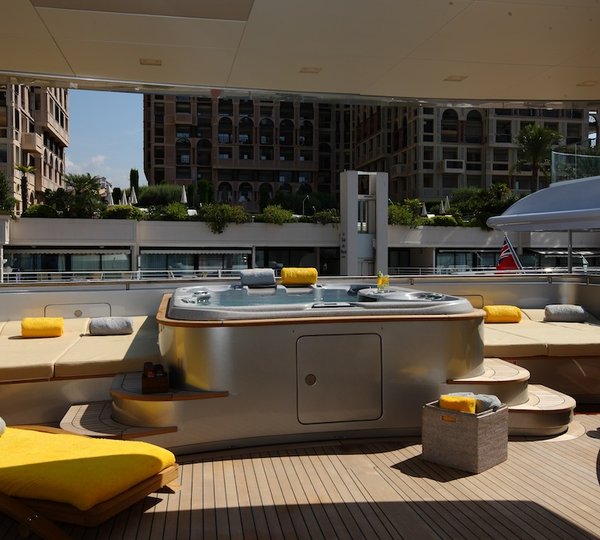 Spa Pool Superyacht Exuma -  photo courtesy of Perini Navi