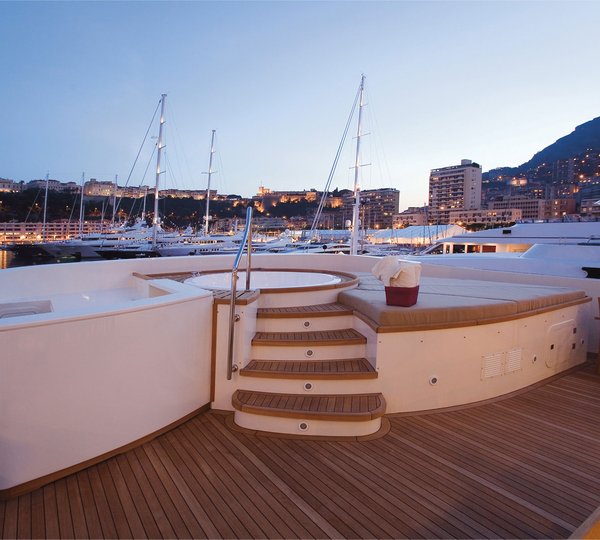 Spa Pool aboard superyacht Princess Iolanthe - Image courtesy of Mondo Marine