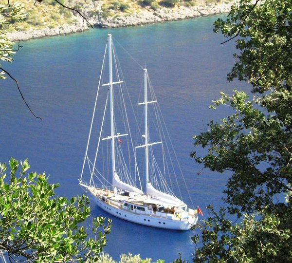 Spirit of the East - At Anchor