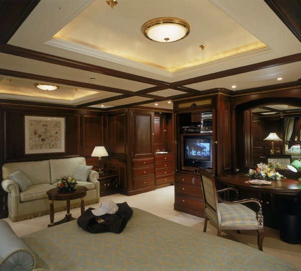 Suite on board Benetti Yacht REVERIE