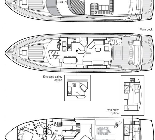 Sunseeker 70 - Plan