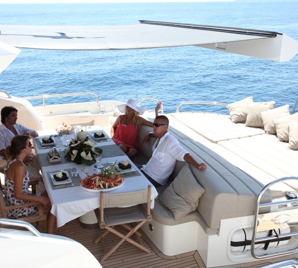 Sunseeker Predator 84 ALVIUM - Aft Deck