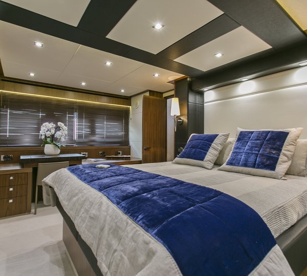 Sunseeker yacht 73M - Master view