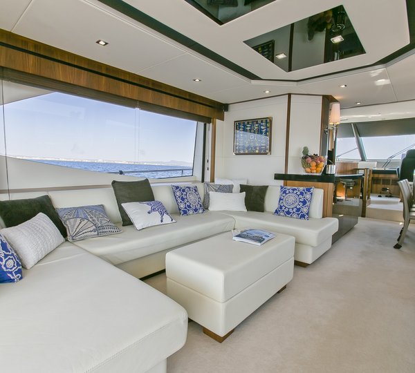 Sunseeker yacht 73M - Salon