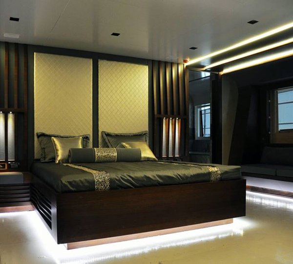 Super yacht BEBE - Master Cabin - Image credit to Vosmarine