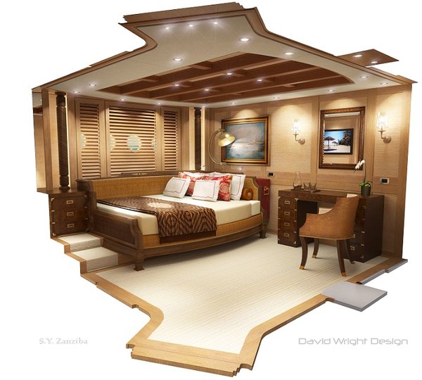 Super yacht ZanZibas luxury interior