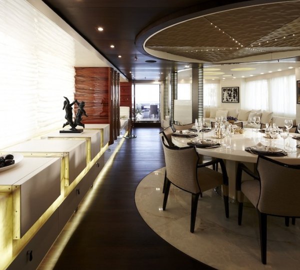 Superyacht E&E Dining Area - Credit Art-Line