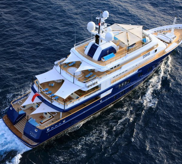 Superyacht POLARSTAR - Decks from Above