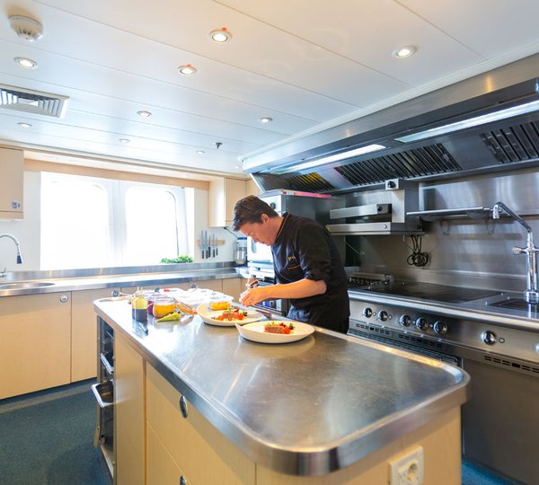 Superyacht POLARSTAR - galley