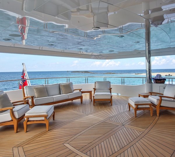 Superyacht REBEL - Upper deck aft