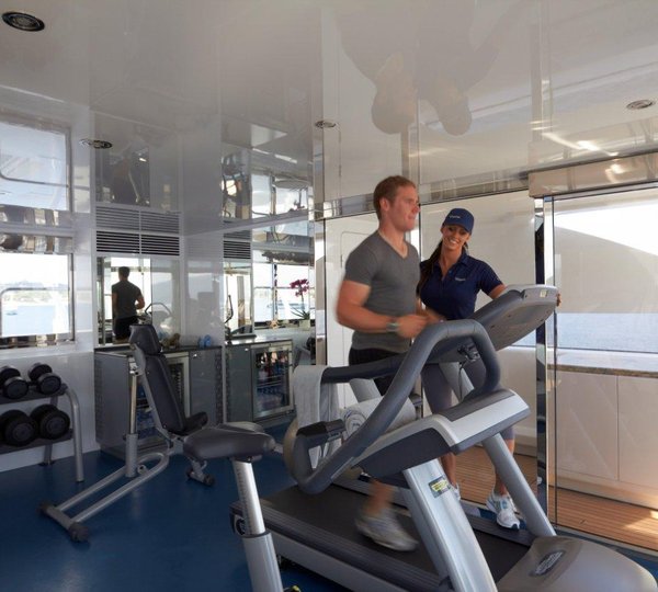Superyacht TITANIA - New Gym