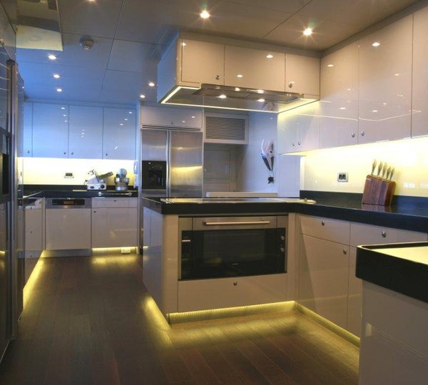 Superyacht Tatiana - Galley