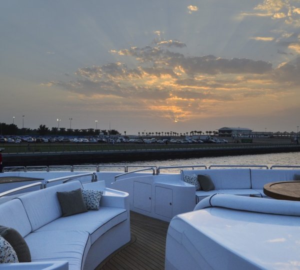 Superyacht UAQ 1 - bow seating area