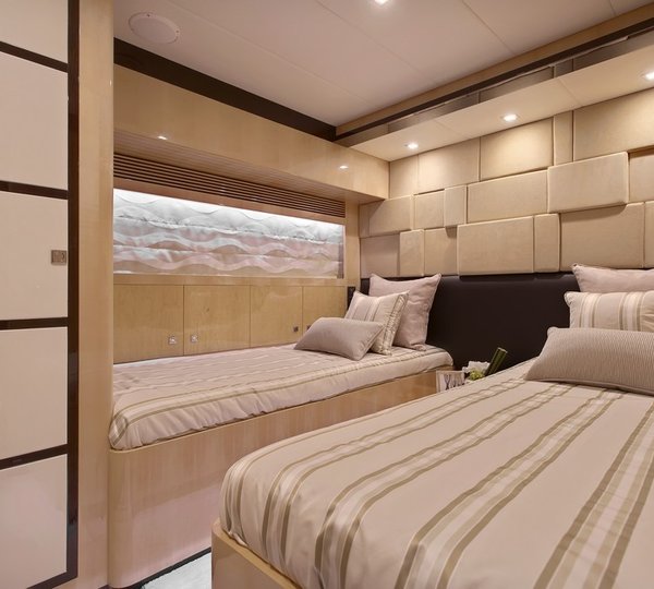 Superyacht Virginia Twin Cabin