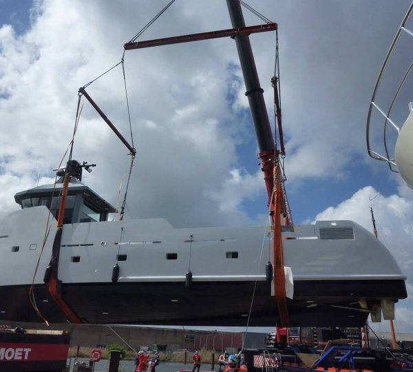 Superyacht support vessel YXT One ready to hit the water