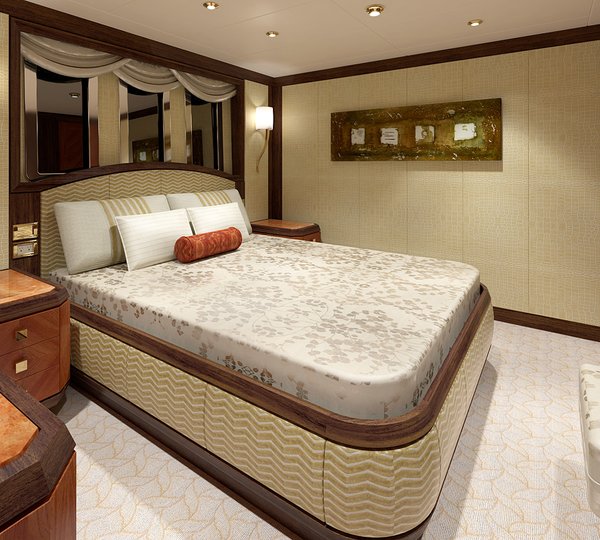 Superyacht Ocean Alexander 120 Guest Cabin