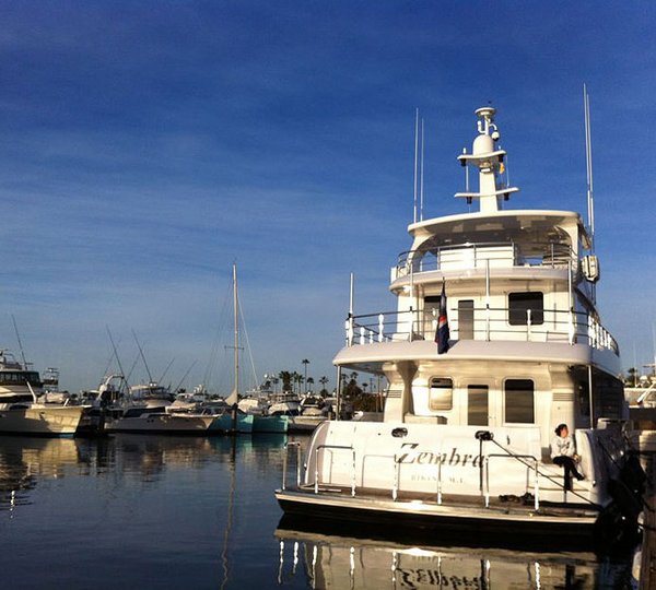 Superyacht Zembra rear view