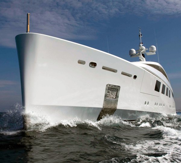 The 65 metre yacht NATALY at her sea trials - phptos by Benetti
