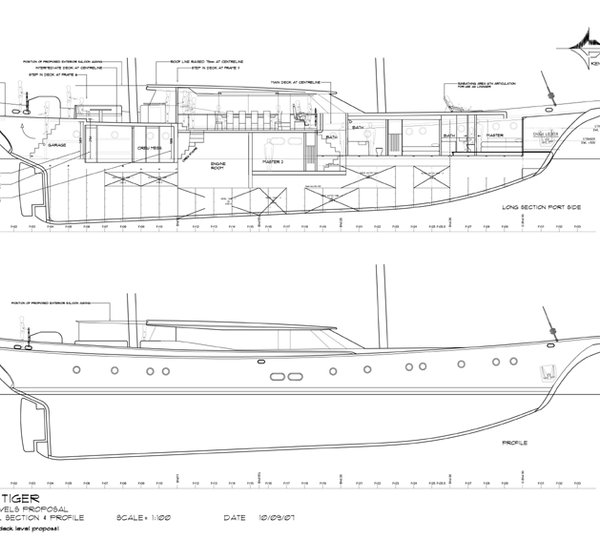 Tiger - Cros Section Plans