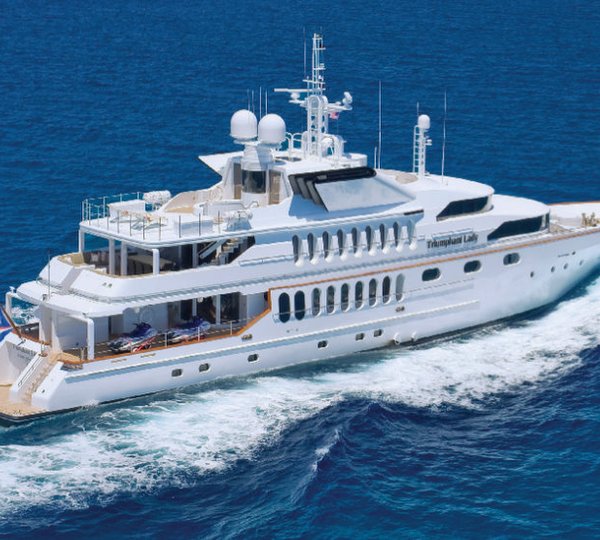 Triumphant Lady Superyacht in her splendour