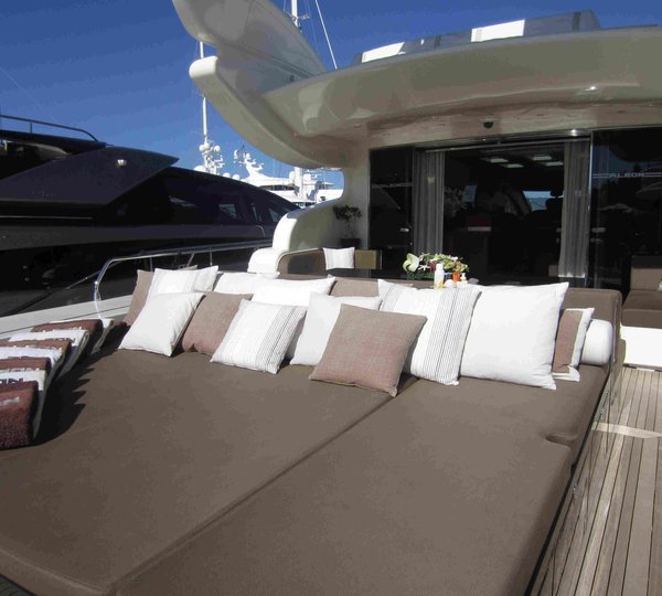 Yacht ALEON - Aft Deck