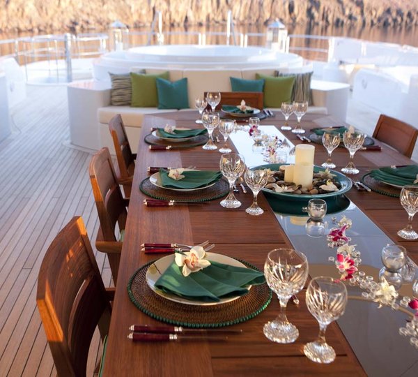 Yacht ARIANNA -  Sundeck Dining