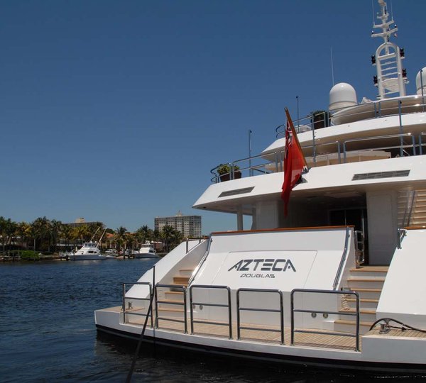 Yacht AZTECA II - Aft View