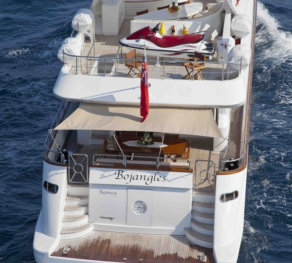 Yacht BOJANGLES -  Aft View