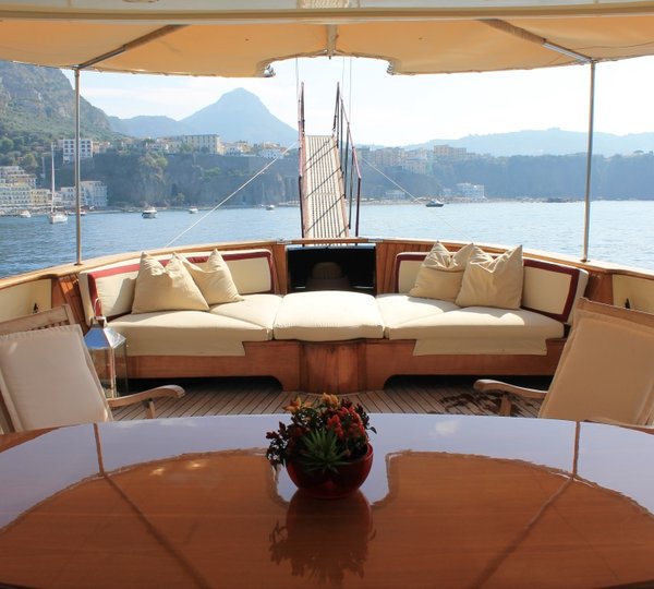 Yacht DP MONITOR - Aft deck