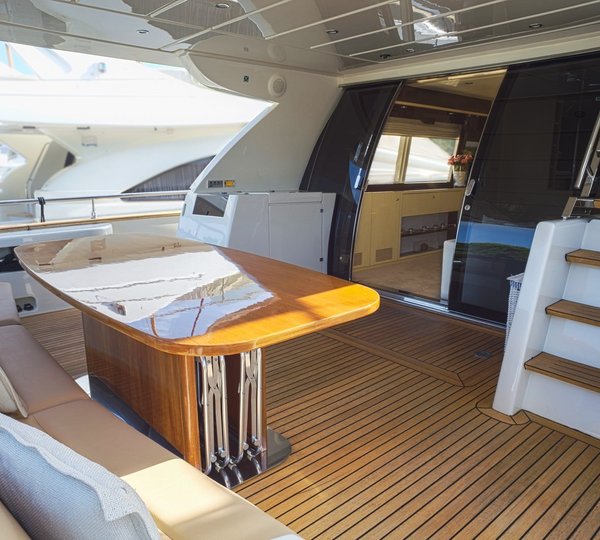 Yacht Dolce Mia - Aft Deck View 2