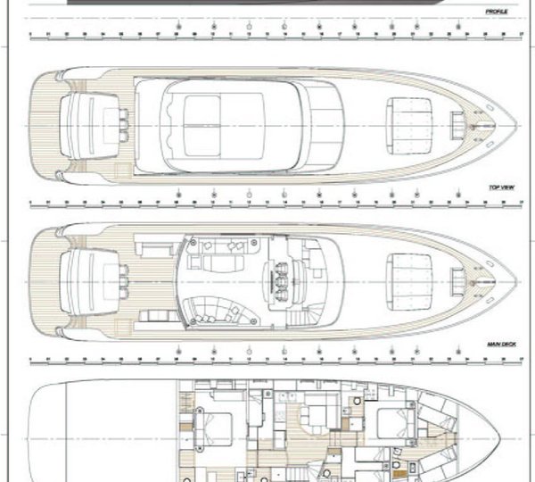 Yacht GEORGE P -  Layout