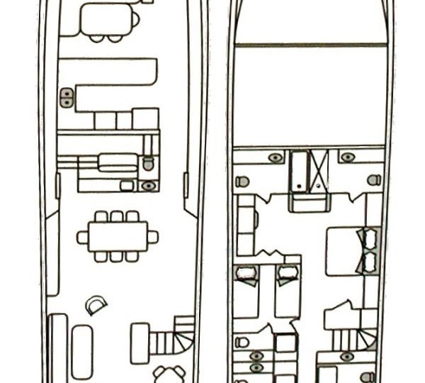 Yacht ISLAND TIME - Layout