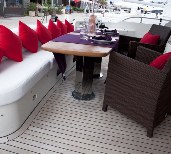 Yacht LUDI -  Aft Deck