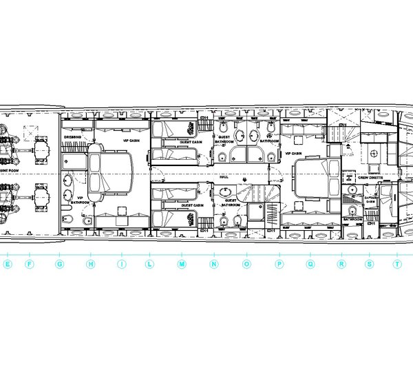 Yacht LUISAMAY -  Layout