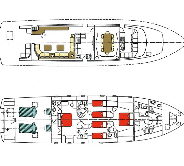 Yacht MY WAY - Layout