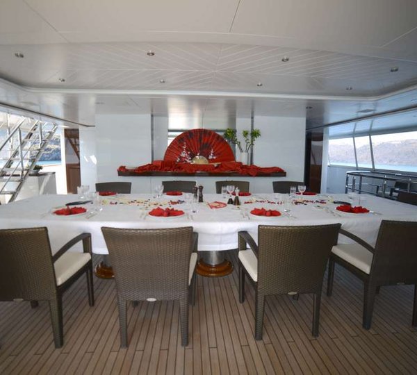 Yacht NOMAD - Al Fresco Dining