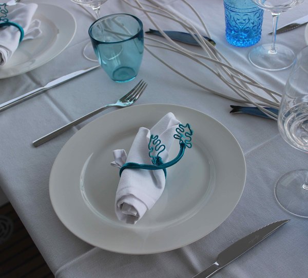 Yacht OMBRE BLU - Alfresco dining