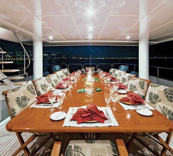 Yacht ONE MORE TOY -  Upper Deck Dining