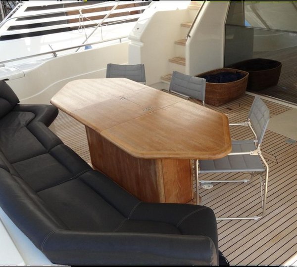Yacht R MANY -  Aft Deck