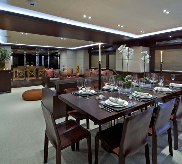 Yacht SANJANA -  Dining and Salon