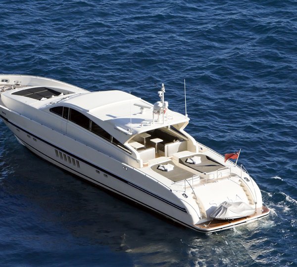 Yacht SARAH A -  Aft View